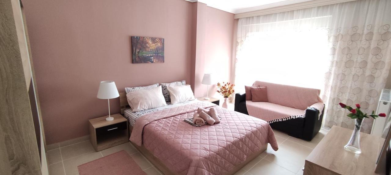 Seaside Apartments Nea Iraklia Bagian luar foto